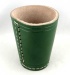 Dice Cup - W&uuml;rfelbecher Leder GR&Uuml;N
