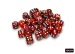 Festive® 12mm d6 SymphonyT/white Dice BlockT (36 dice)