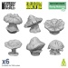 3D printed set - Chunky Mushrooms XL