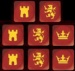 SAGA Dice - Medieval Dice - Red (8)