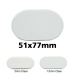 Clear Miniature Base, Bike 51x77x1,5mm