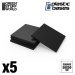 Plastic Square Bases 50mm (5)