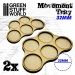 MDF Regimentsbases 32mm x5 - Skirmish