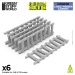 3D printed set - Large Wooden Ladders 1:48-1:35 (6)