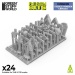 3D printed set - Trench Wooden Crosses 1:48-1:35 (24)