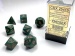 Chessex RPG Dice: Green/Copper Dusty Opaque Polyhedral 7-Set