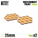 MDF Movement Trays - Skirmish AOS 25mm 3x4x3 (2)