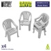 3D printed set - Plastic Chairs