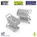 3D printed set - Shopping Carts
