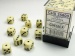 Chessex Dice Sets: Ivory/Black Opaque 12mm d6 (36)