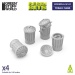 3D printed set - Trash Cans
