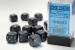 Chessex Dice Sets: Blue/Copper Dusty Opaque 16mm d6 (12)
