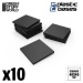 Plastic Square Bases 40mm (10)